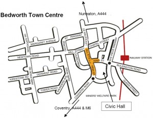 Map of Bedworth